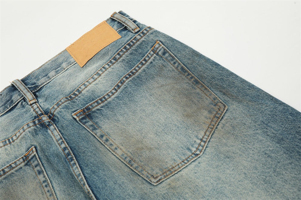 Vintage Wash Denim Jeans | SATC Project Denim Trousers